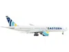Geminijets Boeing 777-200er Commercial Aircraft With Flaps Down "eastern Air Lines" White With Striped Tail 1/4