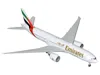 Geminijets Boeing 777-200lr Commercial Aircraft "emirates Airlines" (a6-ewa) White With Striped Tail "gemini 20
