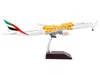 Geminijets Boeing 777-300er Commercial Aircraft "emirates Airlines - Dubai Expo 2020" White With Orange Graphic