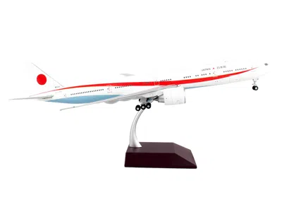 Geminijets Boeing 777-300er Commercial Aircraft "japan Air Self-defense Force (jasdf)" White With Red Stripes "