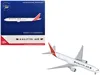 Geminijets Boeing 777-300er Commercial Aircraft "kalitta Air" (n779ck) White With Red Tail 1/400 Diecast Model  In White