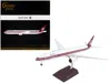 Geminijets Boeing 777-300er Commercial Aircraft "qatar Airways" White With Dark Red Stripes "gemini 200" Series