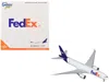 Geminijets Boeing 777f Commercial Aircraft "fedex (federal Express)" (n895fd) White With Purple Tail 1/400 Diec In White