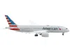 Geminijets Boeing 787-8 Commercial Aircraft With Flaps Down "american Airlines" Gray With Striped Tail 1/400 Di