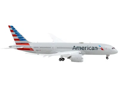 Geminijets Boeing 787-8 Commercial Aircraft With Flaps Down "american Airlines" Gray With Striped Tail 1/400 Di