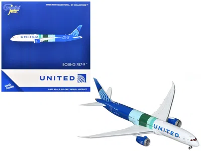 Geminijets Boeing 787-9 Commercial Aircraft "united Airlines - The Future Is Saf" (n24988) White And Blue With  In Multi