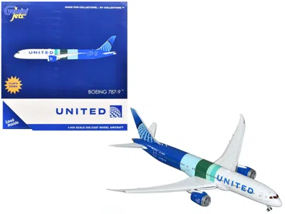 Geminijets Boeing 787-9 Commercial Aircraft With Flaps Down "united Airlines - The Future Is Saf" (n24988) Whit In Blue