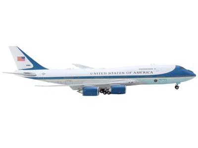 Geminijets Boeing Vc-25b Transport Aircraft "united States Of America - Air Force One" (30000) White With Blue