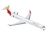 Geminijets Bombardier Crj1000 Commercial Aircraft "iberia Regional" (ec-mvz) White With Red Tail "gemini 200" S