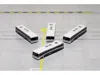 Geminijets Cobus 3000 Passenger Bus White And Blue "us Airways Shuttle Bus" 4 Piece Set 1/400 Diecast Models By