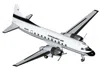 Geminijets Convair C-131 Commercial Aircraft "conquest Air Cargo" (n342gs) White With Black Tail Stripes "gemin
