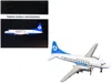 Geminijets Convair Cv-580 Commercial Aircraft "federal Aviation Administration" White With Blue Tail "gemini 20