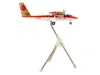 Geminijets De Havilland Dhc-6-300 Commercial Aircraft "continental Express" White With Red Stripes And Gold Tai