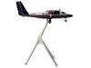 Geminijets De Havilland Dhc-6-300 Commercial Aircraft With Flaps Down "winair" White And Blue With Red Stripes