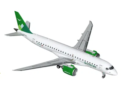 Geminijets Embraer E190-e2 Commercial Aircraft "wideroe" (ln-wea) White With Green Tail "gemini 200" Series 1/2