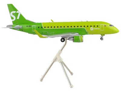Geminijets Embraer Erj-170 Commercial Aircraft "s7 Airlines" Lime Green "gemini 200" Series 1/200 Diecast Model