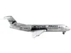 Geminijets Fokker F70 Commercial Aircraft "alliance Airlines - 100 Years First Flight From England" Silver Meta