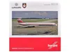 Geminijets Ilyushin Il-62m Commercial Aircraft "german Luftwaffe" (11+22) White With Red Stripes 1/200 Diecast  In Multi