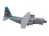 Geminijets Lockheed C-130h Hercules Transport Aircraft "royal Thai Air Force (rtaf)-30th Anniversary" Gray "gem
