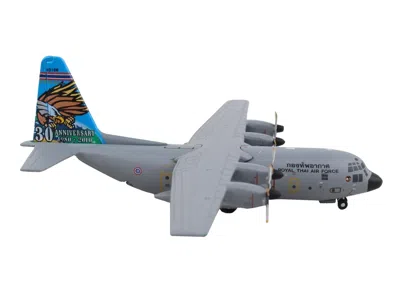 Geminijets Lockheed C-130h Hercules Transport Aircraft "royal Thai Air Force (rtaf)-30th Anniversary" Gray "gem