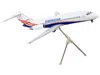 Geminijets Mcdonnell Douglas Dc-9-15f Commercial Aircraft "ameristar Air Cargo" White With Blue And Red Stripes