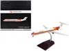 Geminijets Mcdonnell Douglas Md-81 Commercial Aircraft "frontier Airlines" (n859ha) White With Red And Orange S In White