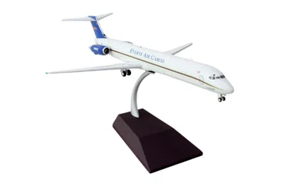 Geminijets Mcdonnell Douglas Md-88 Commercial Aircraft "everts Air Cargo" (n965ce) White With Blue Tail "gemini