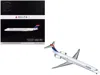 Geminijets Mcdonnell Douglas Md-90 Commercial Aircraft "delta Air Lines" (n910dn) White With Blue And Red Tail  In White