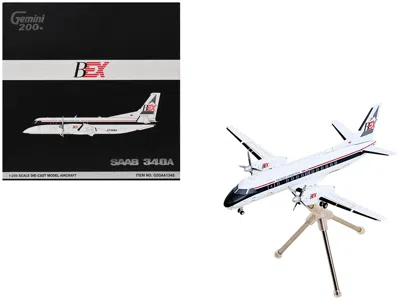 Geminijets Saab 340a Commercial Aircraft "delta Connection - Business Express Airlines" (n749ba) White With Dar
