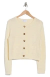 Gemma + Jane Buttoned Cardigan Sweater In Ivory
