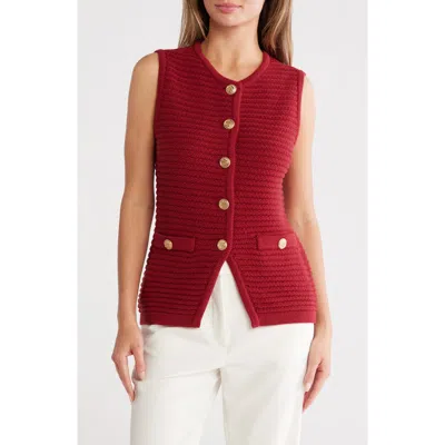 Gemma + Jane Buttoned Sweater Vest