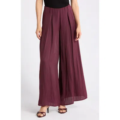 Gemma + Jane Pleated Wide Leg Pants In Animal Print