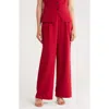 Gemma + Jane Pull-on Wide Leg Pants In Red