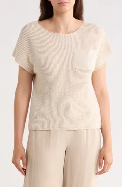 Gemma + Jane Textured Knit Sweater In Neutral