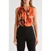 Gemma + Jane Tie Front Sleeveless Top