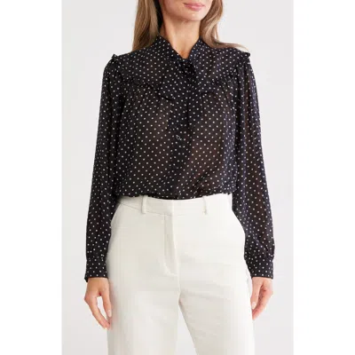 Gemma + Jane Tie Neck Button-up Shirt