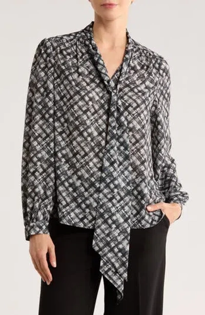 Gemma + Jane Tie Neck Georgette Top