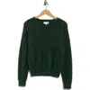 Gemma + Jane V-neck Sweater In Green