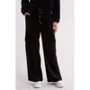 Gemma + Jane Wide Leg Corduroy Pants In Black