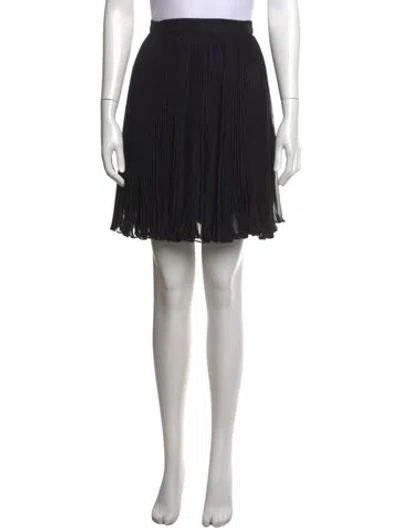 Pre-owned Gemma Kahng Mini Skirt In Black