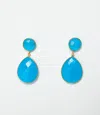 Gemmart Usa Women's Teardrop Gemstone Drop Earrings In Sky Blue In Multi
