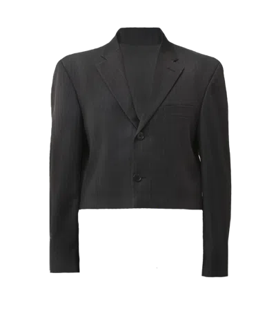 Gemme Collective Cropped Blazer Regular In Black