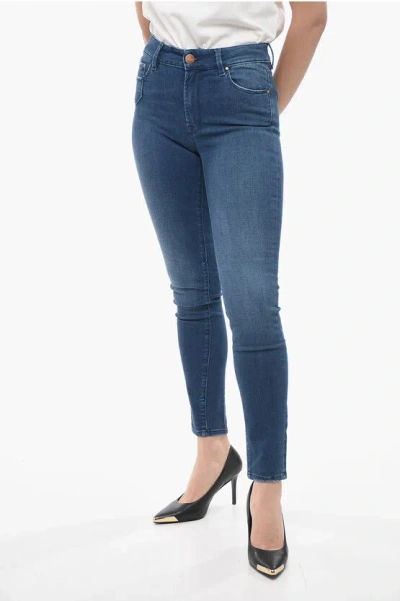 Gem's High Waisted Jules Skinny Fit Jeans 13cm In Blue