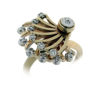 Pre-owned Gems4me Motion Ring Diamond And Fan - Fl849dr