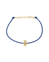 Gemstones 0.10 Ct. Tw. Diamond & Sapphire 14k Bracelet In Blue