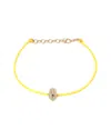Gemstones 0.10 Ct. Tw. Diamond & Sapphire 14k Bracelet