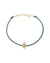 Gemstones 0.10 Ct. Tw. Diamond & Sapphire 14k Bracelet