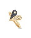 Gemstones 14k 0.08 Ct. Tw. Diamond & Sapphire Ring
