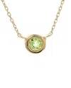 Gemstones 14k 0.12 Ct. Tw. Peridot Necklace