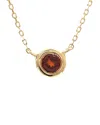 Gemstones 14k 0.15 Ct. Tw. Garnet Necklace
